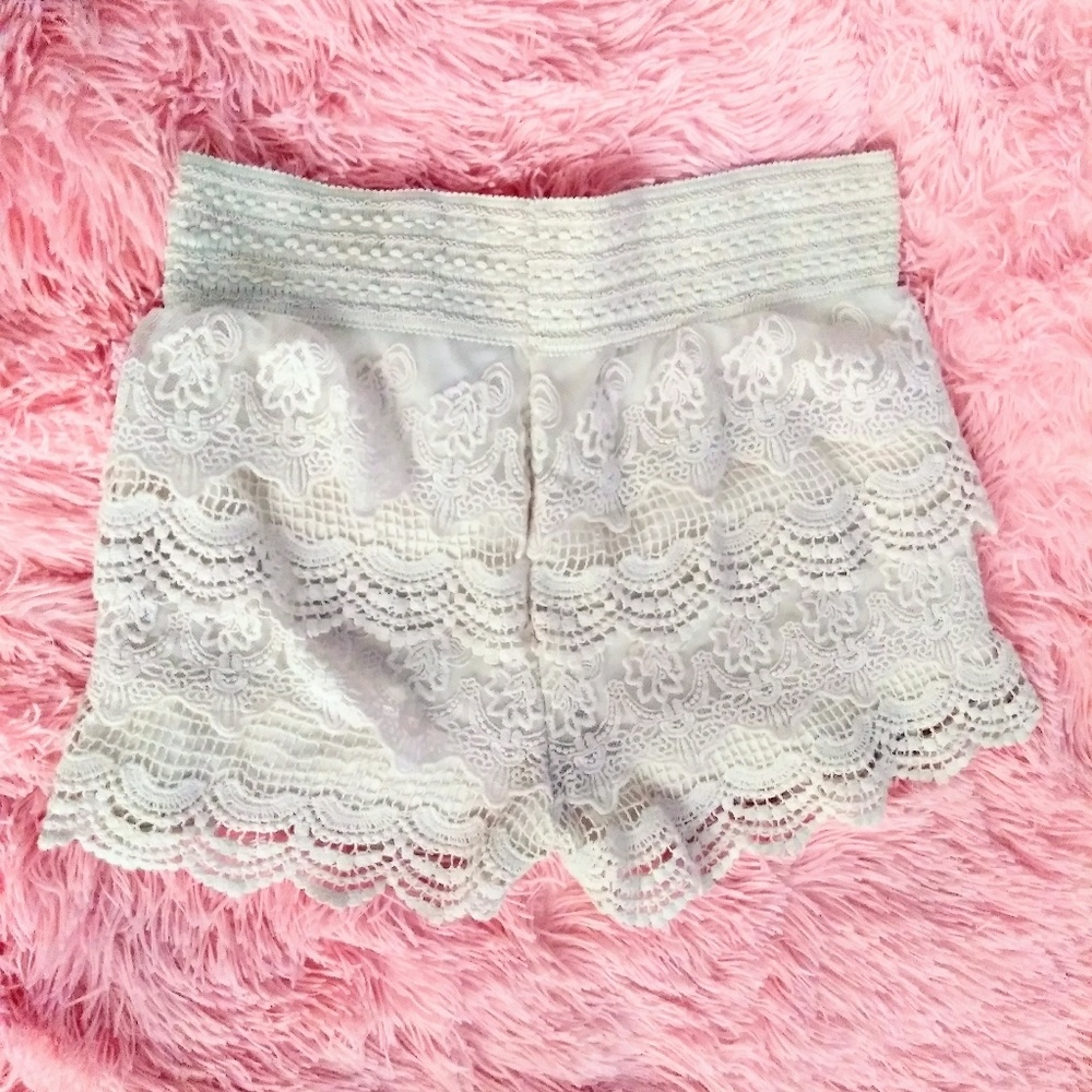 Crochet shorts